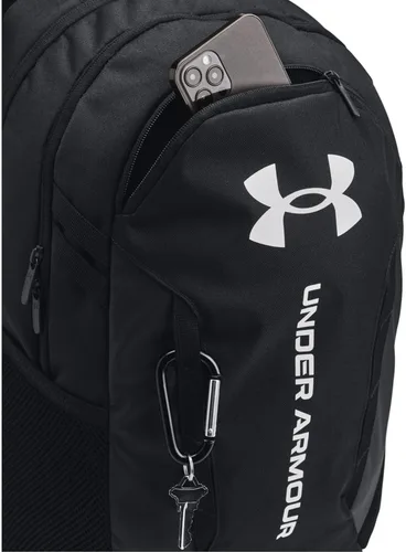 Miniatura 6 de Under Armour Mochila Hustle 6.0 unisex para adultos (002) Negro / Negro / Blanco