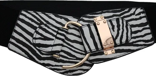 Miniatura 139 de TFJ - Cinturón ancho de moda para mujer, cintura alta, hebilla de gancho de metal dorado, talla XS, S, M, L, XL