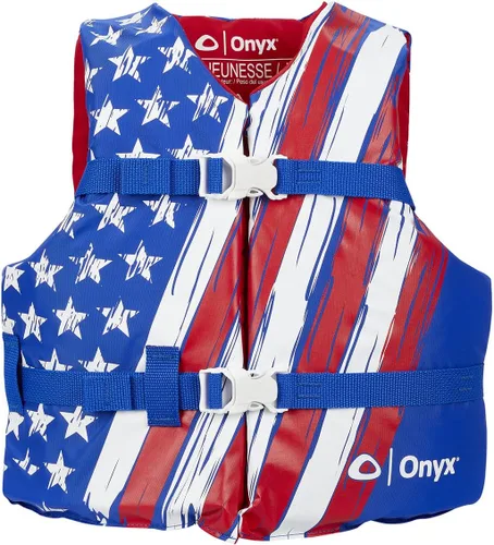 Miniatura 6 de Onyx Youth Life Jacket – Coast Guard Approved, General Purpose Boating Vest for Kids, Safety Flotation Device
