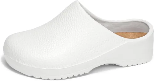 Miniatura 9 de ihinzry Zuecos de chef profesional, antideslizantes, impermeables, zapatos de trabajo para enfermeras, personal de cocina con soporte de arco