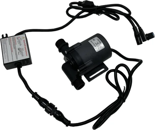 SHYSKY DC55F-24160A 24VDC Pequeña Bomba de agua sin escobillas de eficiencia energética 80W 52.5 ft 52ft Lift 475GPH Bajo nivel de ruido,