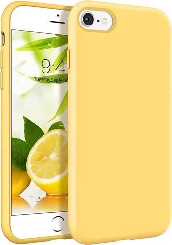 Miniatura 8 de GUAGUA Funda compatible con iPhone SE 2022/2020, iPhone 8, iPhone 7, 4.7 pulgadas, silicona líquida, gel suave, forro de microfibra delgada, cojín