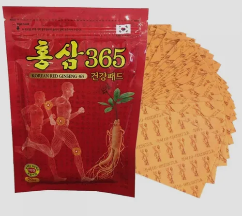 Corea Power Red Ginseng 365 Heat Patch 60ea