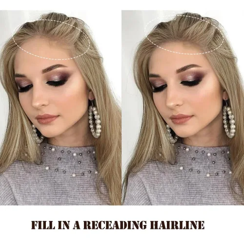 Miniatura 6 de Polvo de retoque de raíz para mujeres y hombres, cobertura de cabello gris, polvo de sombra de línea capilar resistente al sudor y al viento
