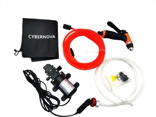 Miniatura 7 de CYBERNOVA Kit de lavado eléctrico de auto autocebante de presión inteligente, arranque y parada automática para automóvil, hogar, bicicleta