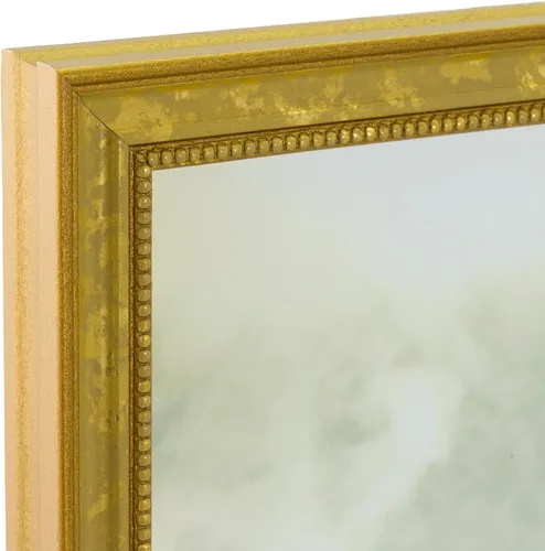 Miniatura 4 de Craig Frames Marco de fotos de 10 x 12 pulgadas, estilo adornado dorado, moldeado de madera maciza de 3/4 pulgadas de ancho con detalles de cuentas