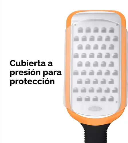 Miniatura 4 de OXO Good Grips - Rallador grueso grabado, color naranja
