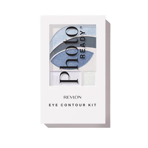REVLON PhotoReady Kit de contorno de ojos, paleta de sombras de ojos con 5 tonos húmedos/secos y aplicador de pincel de doble extremo, Avant Garde