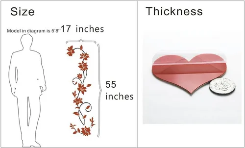 Miniatura 6 de Murales de pared de flores de ratán 3D para sala de estar, dormitorio, sofá, telón de fondo de televisión, calcomanías originales, regalo