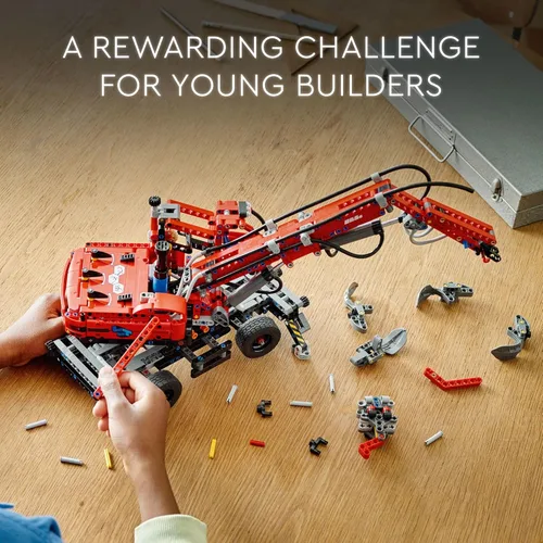 Miniatura 4 de LEGO Technic Grúa Manipuladora de Materiales 42144 - Juego de construcción para niños, niñas y niños a partir de 10 años (835 piezas)