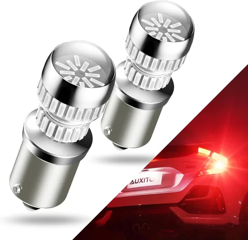 Miniatura 17 de AUXITO 1156 Foco LED blanco 400% súper brillante 7506 BA15S P21W, foco de repuesto con proyector para luz de reversa, luz trasera, luz de freno