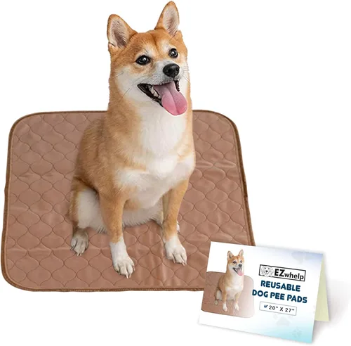 Miniatura 18 de EZwhelp Almohadillas reutilizables para orina de perro, almohadillas de entrenamiento impermeables para perros, lavables y sanitarias, esquinas