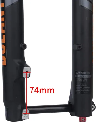 Miniatura 6 de BOLANY 27.5/29 pulgadas Horquilla de suspensión de bicicleta 1.339 in Puntos de 1-1/8 pulgadas Dirección recta/cónico Doble hombro a través del eje