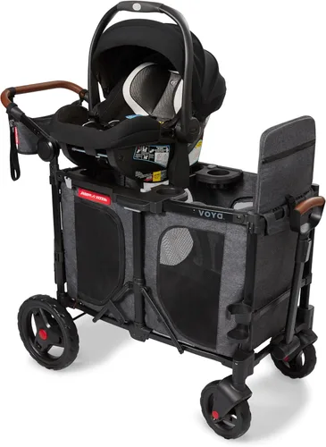 Miniatura 7 de Radio Flyer Voya - Adaptador de asiento de coche con portavasos, compatible con asientos de automóvil Graco seleccionados, seguro y estable