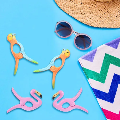 Miniatura 4 de Clips para Toallas de Playa, Sopito Clips para Toallas Tamaño Jumbo para Sillas de Playa Crucero Patio y Accesorios de Piscina, Juego de 4
