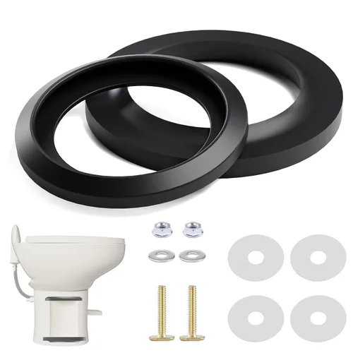 Miniatura 8 de MENNTY 34120 Kit de sello de inodoro RV - Junta de bola de reemplazo compatible con Thetfords Aqua Magic Style II, Plus, Residence - Partes de goma