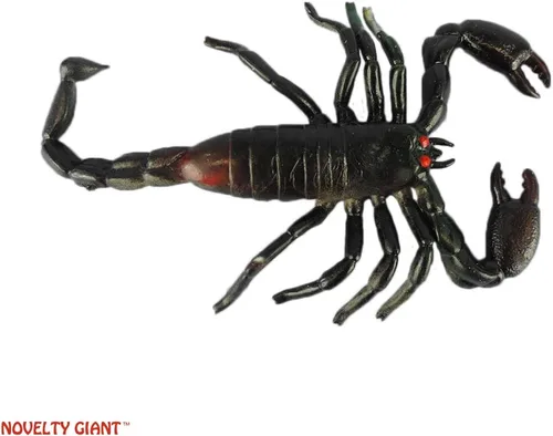Miniatura 2 de Jumbo 7" Rubber Black Scorpion Novelty Prop