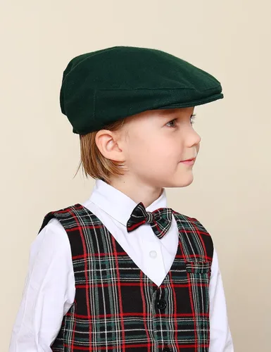 Miniatura 3 de A&J DESIGN Boina de tweed vintage para bebé niño