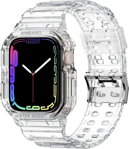 Miniatura 13 de amBand E1 Sport Case Band for Apple Watch Ultra 3/2/1 & SE 3/2/1 & Series 11 10 9 8 7 6 5 4 3 49mm 46mm 45mm 44mm 42mm 41mm 40mm 38mm, Shockproof &