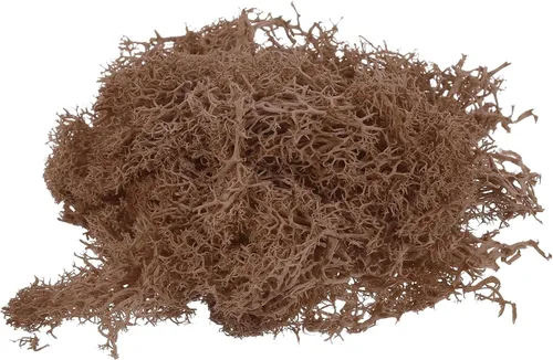 Miniatura 24 de MECCANIXITY Musgo artificial de musgo de 3.5 onzas, musgo artificial preservado natural para manualidades, manualidades, proyectos florales, Negro