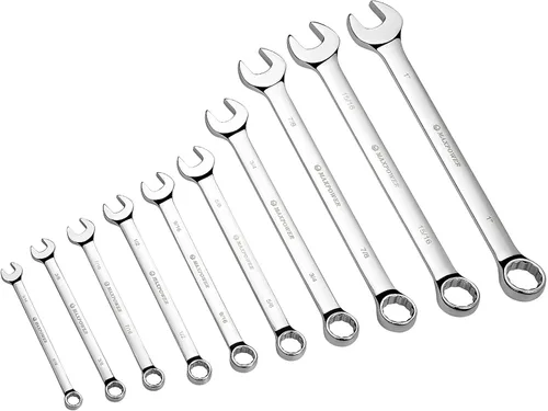 Miniatura 15 de MAXPOWER Llave combinada de 1 pulgada, llaves de grado industrial con extremo de caja de 12 puntos, acero al cromo vanadio duradero con diseño