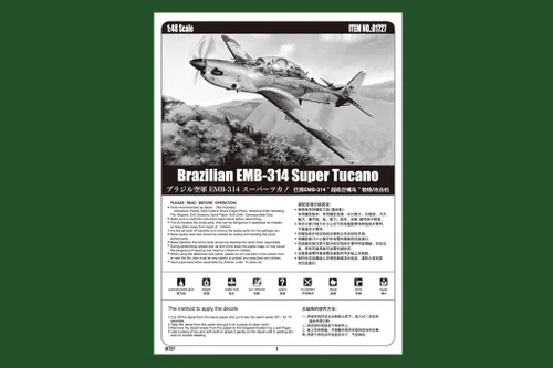 Miniatura 5 de Hobby Boss Brasileño EMB-314 Super Tucano