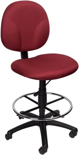 Miniatura 13 de Boss Office Products Stand Up Caressoft Taburete de dibujo sin brazos en negro