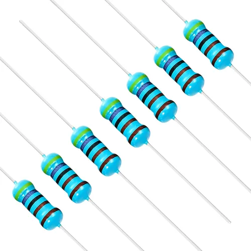 Miniatura 13 de Chanzon 50 piezas 1 W 10 Ω ohm Resistencia de película metálica fija de tolerancia 0.01 ±1% 10R MF Resistencias de agujero pasante con limitación