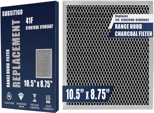 97007696 Filtro para Campana de Cocina 41F Filtros de Ventilación de Estufa para Filtro de Campana de Cocina de Repuesto Malla de Grasa Carbón de