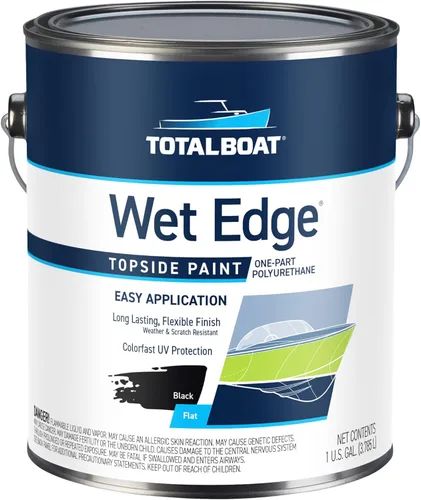 Miniatura 33 de TotalBoat Wet Edge Topside Pintura Marina de Poliuretano Premium Recubrimiento para Barcos, Casas Rodantes, Molduras Exteriores, Fibra de Vidrio