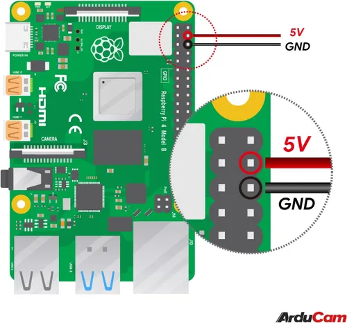 Miniatura 6 de Arducam Cámara ToF, módulo de cámara enrollable a color de 0.43MP con estuche para Raspberry Pi y Nvidia Jetson Board, solución de detección