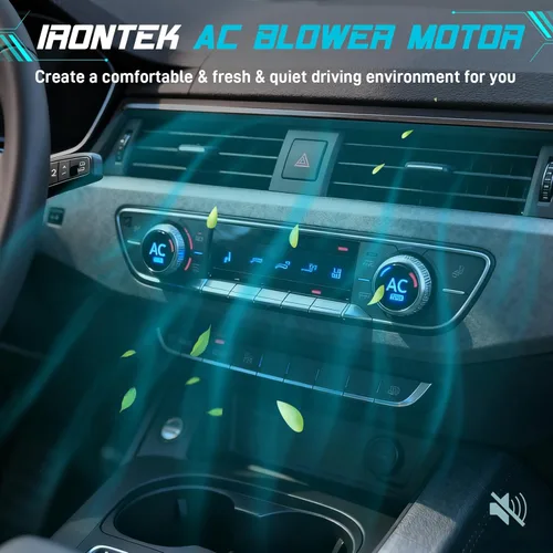Miniatura 6 de IRONTEK 89019178 Motor de ventilador HVAC con jaula de ventilador para Chevrolet Colorado 2004-2012, SSR 2003-2006, 2004-2012 para GMC Canyon, 2006