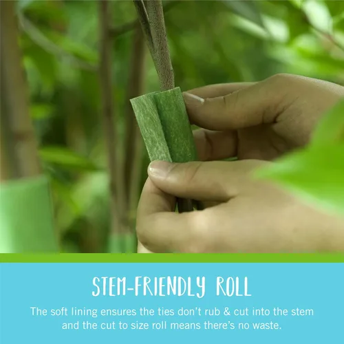 Miniatura 4 de VELCRO Brand ONE-WRAP Ties Soportes para árboles y plantas para un crecimiento efectivo Los fuertes agarres de jardinería son reutilizables