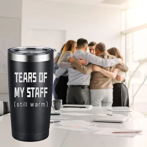 Miniatura 2 de ARIABLE Tears of My Staff - Regalos divertidos para jefe de parte de un empleado - Las mejores ideas de regalo de cumpleaños para el mejor jefe