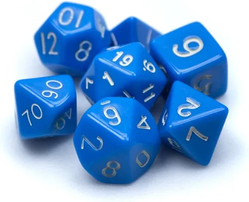 Miniatura 2 de Wiz Dice Serie I Juego de 7 dados poliédricos opacos en bolsa de terciopelo