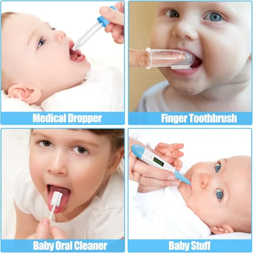 Miniatura 4 de Kit de cuidado y aseo para bebés recién nacidos, kit de cuidado de seguridad mejorado de 31 piezas, set de cuidado de salud para guardería de recién