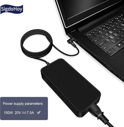 Miniatura 6 de Cargador de portátil para juegos Tuf de 150 W para Asus Tuf A15 A17 F15 F17 Series, Zenbook Pro 14 Duo, Rog Strix G531/G731 Series Laptop ADP-150CH B