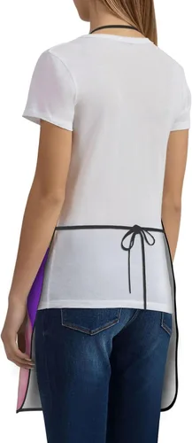 Miniatura 5 de Color graphics Apron with Pockets - Waterdrop Resistant Aprons for Women Men Ideal Apron for Home and Restaurant Use