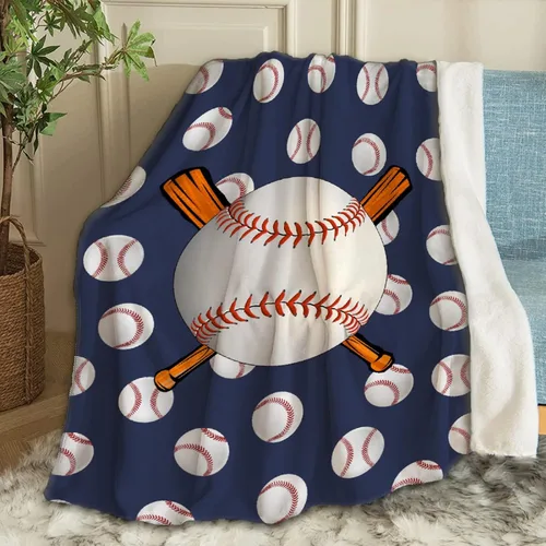 Miniatura 18 de Manta personalizada de béisbol para sofá, manta personalizada con nombre, manta ligera de felpa mullida de 60 x 50 pulgadas, para adolescentes