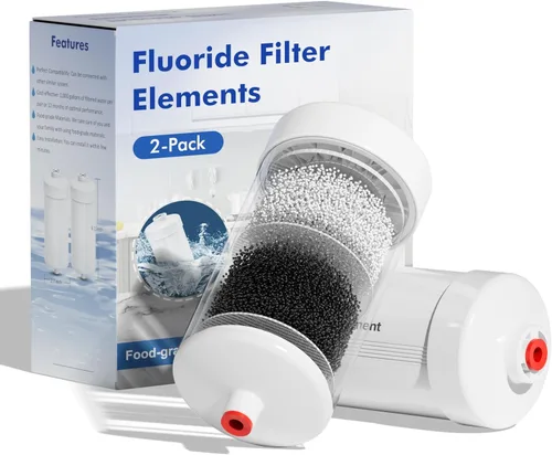 Purewell Elementos de purificación de fluoruro de 5 etapas FL-2, repuesto para filtros de fluoruro Berkey® PF-2®, sistema de filtración por gravedad