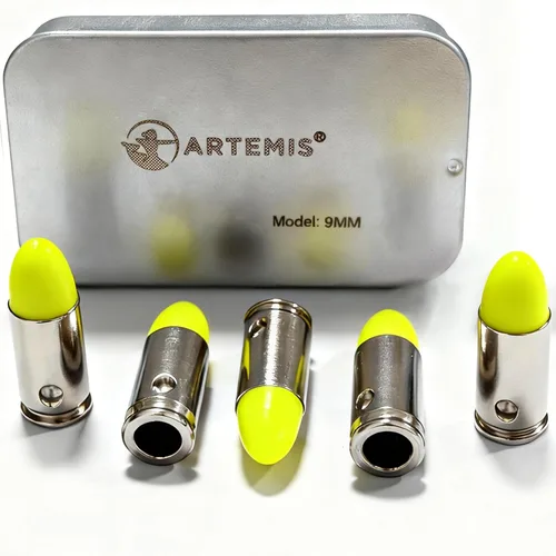 Miniatura 15 de Artemis Tapas de Seguridad Rondas de Entrenamiento Simuladas Reutilizables Múltiples Estilos con Peso Cercano al Real para Práctica de Fuego en Seco