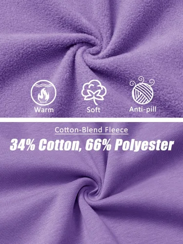 Miniatura 5 de MAGCOMSEN Sudadera corta con capucha para mujer, forro polar, con cremallera completa, con bolsillos