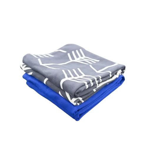 Miniatura 4 de Paquete de 2 fundas de lactancia para bebés, funda versátil para asiento de auto para recién nacido, flecha gris y azul