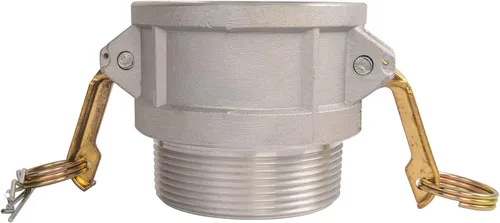 Miniatura 2 de 2 piezas de accesorios de bloqueo de leva fundida por gravedad de aluminio (parte B de 3 pulgadas) de manguera de leva y ranura, acoplador hembra