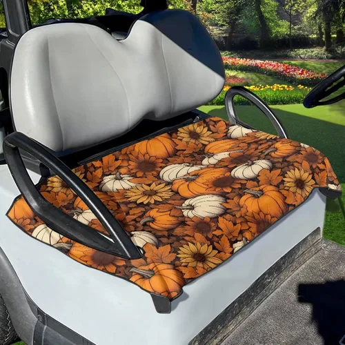 Miniatura 40 de Yewattles Funda de Asiento de Carrito de Golf Portátil Toalla de Asiento Club Car Ajuste Universal Carrito de Golf de 2 Asientos