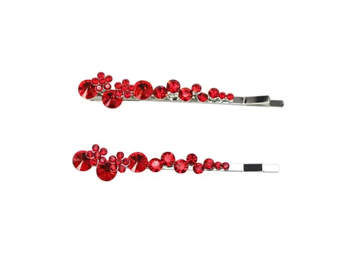 Miniatura 11 de Faship - Un par de pinzas para el cabello con diseño floral AB (2 unidades)