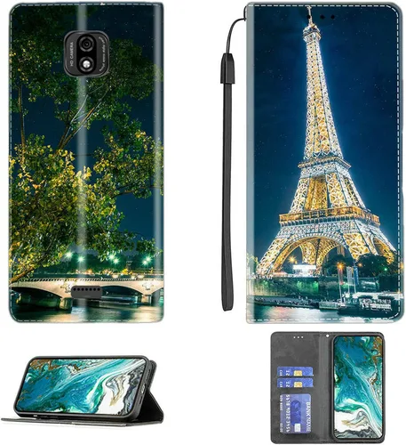 Miniatura 89 de Funda para Moto One Zoom compatible con Motorola One Zoom Phone Case Flip Stand Cover Magnetic Close YHD