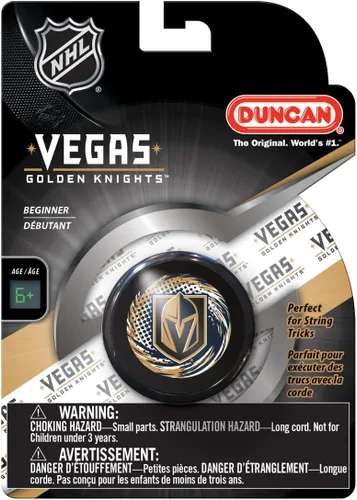 Miniatura 2 de MasterPieces Día del juego para niños - NHL Vegas Golden Knights - Yo-Yo con licencia oficial del equipo Duncan