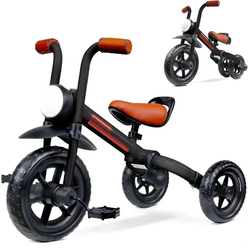 KRIDDO Bicicleta de equilibrio 2 en 1 para niños y triciclo para niños de 2 a 5 años, bicicleta de equilibrio para niños pequeños con pedales