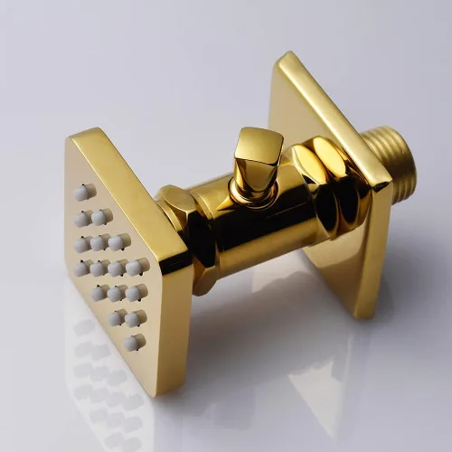 Miniatura 4 de Pulverizador corporal ajustable de latón macizo para masaje, spa, cabezal de ducha de lluvia, montaje en pared lateral, rociador de chorros